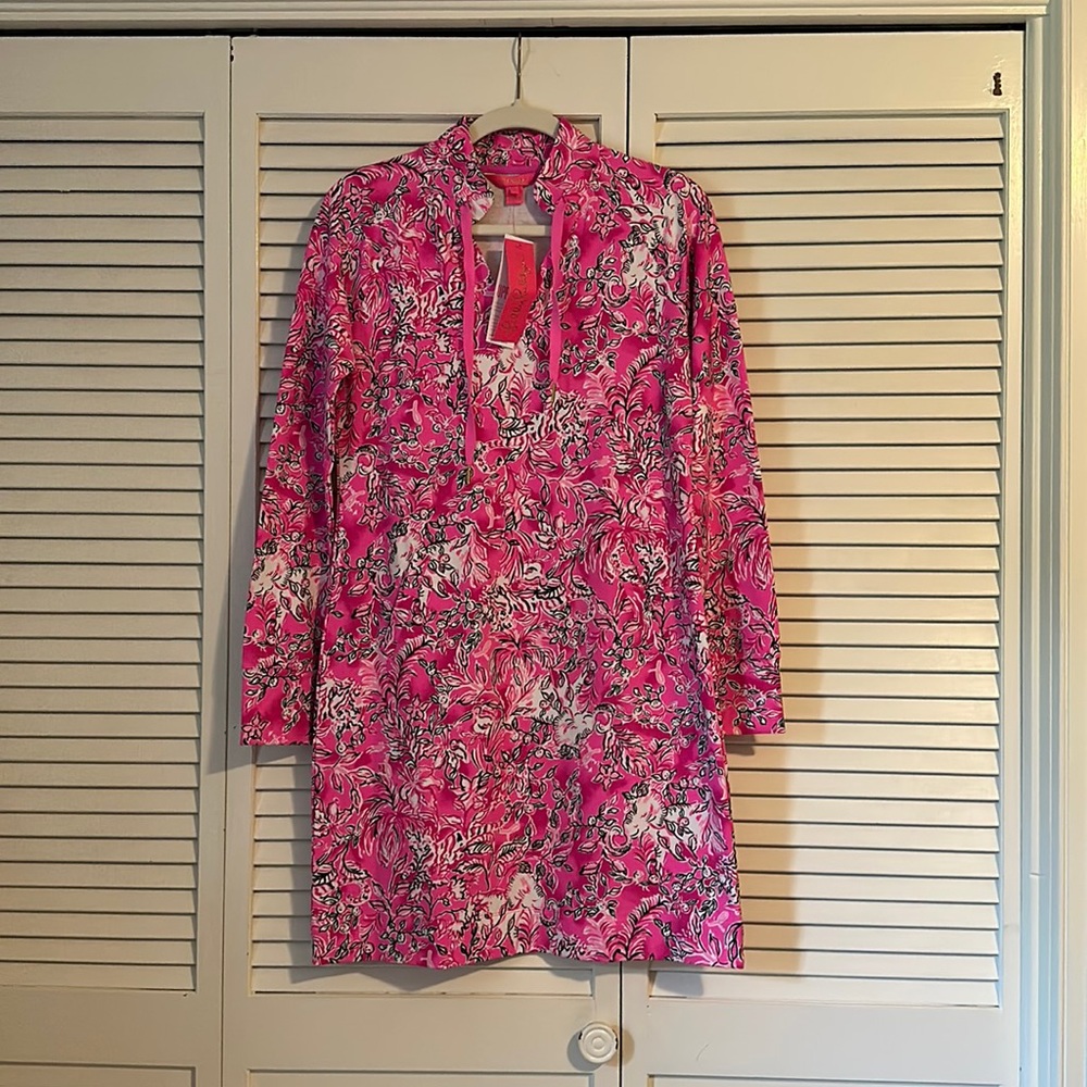 NWOT Lilly Pulitzer xs plumeria pink dress
